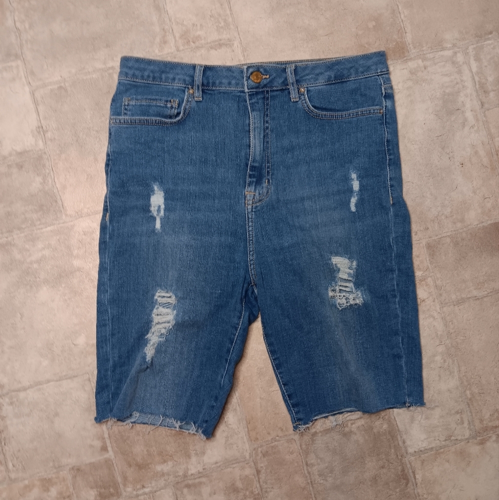 BOGO FREE❣️ Forever 21 Distressed Bermuda Shorts